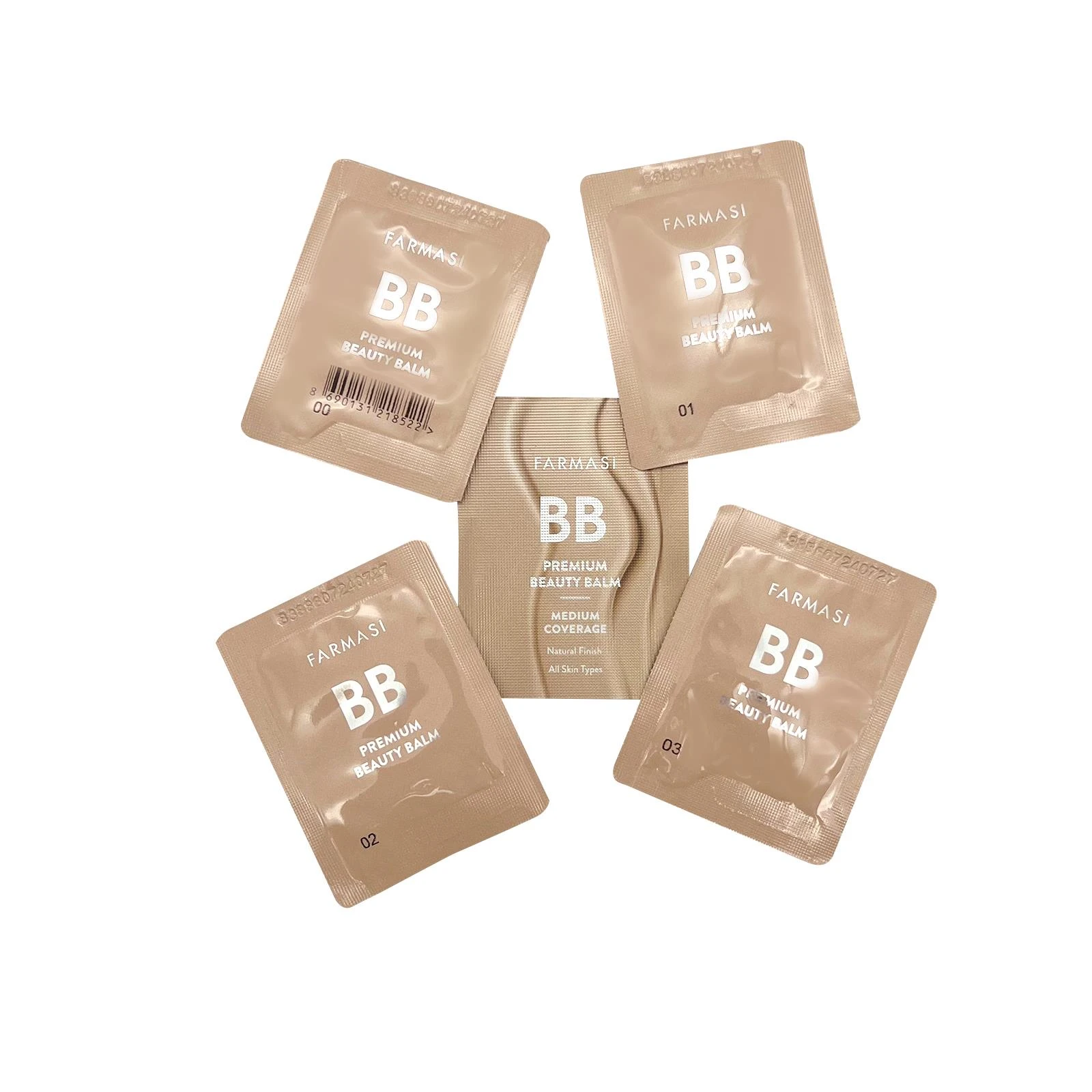 image of BB Premium Beauty Balm Sample 1 - 00-01-02-03