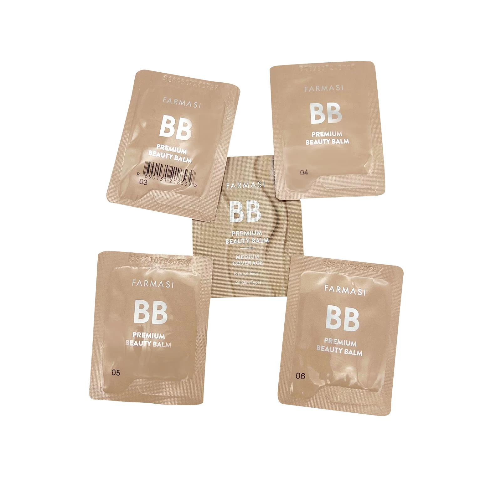 image of BB Premium Beauty Balm Sample 2 - 03-04-05-06