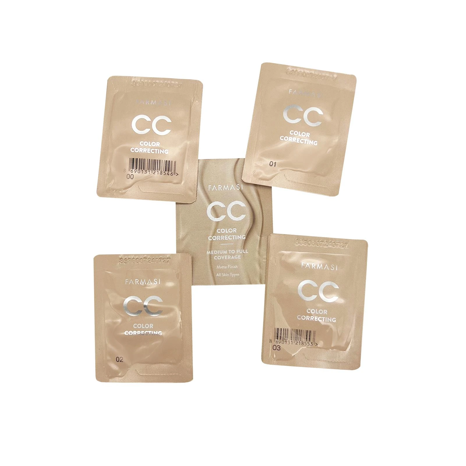 CC Color Correcting Cream Sample 1 - 00-01-02-03