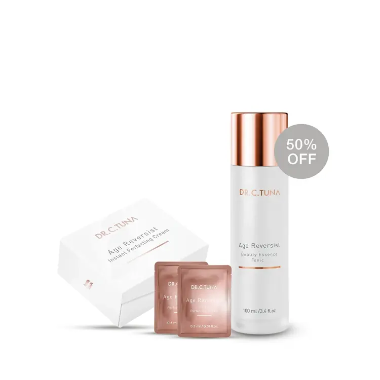 image of Dr. C. Tuna Age Reversist Instant Perfecting Cream & Beauty Essence Tonic (50% OFF!)